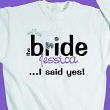 I Said Yes...Bride Sweatshirt