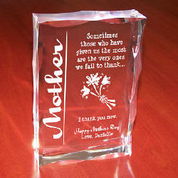 I Thank You Now Keepsake Block