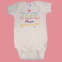 I'm Lucky (hearts) Infant Onesie