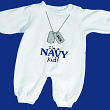 I'm a Navy kid Romper 6983X