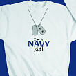 5983X - I'm a Navy kid Youth Sweatshirt