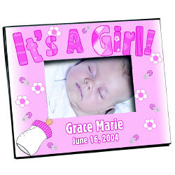 It's A Girl Printed Frame