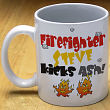 Kicks Ash Firefighter Coffee Mug 211140