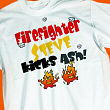 31114X - Kicks Ash Firefighter T-Shirt
