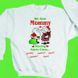 Kissing Santa Christmas Personalized Sweatshirt 5378X