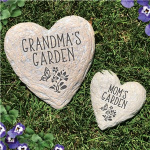 Engraved Butterfly Garden Stone
