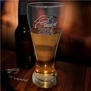 Engraved Class Of Pilsner Glass L22364351