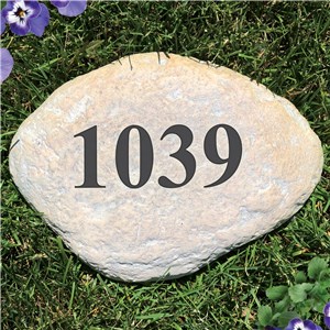 Engraved Address Garden Stone | Personalized Stones