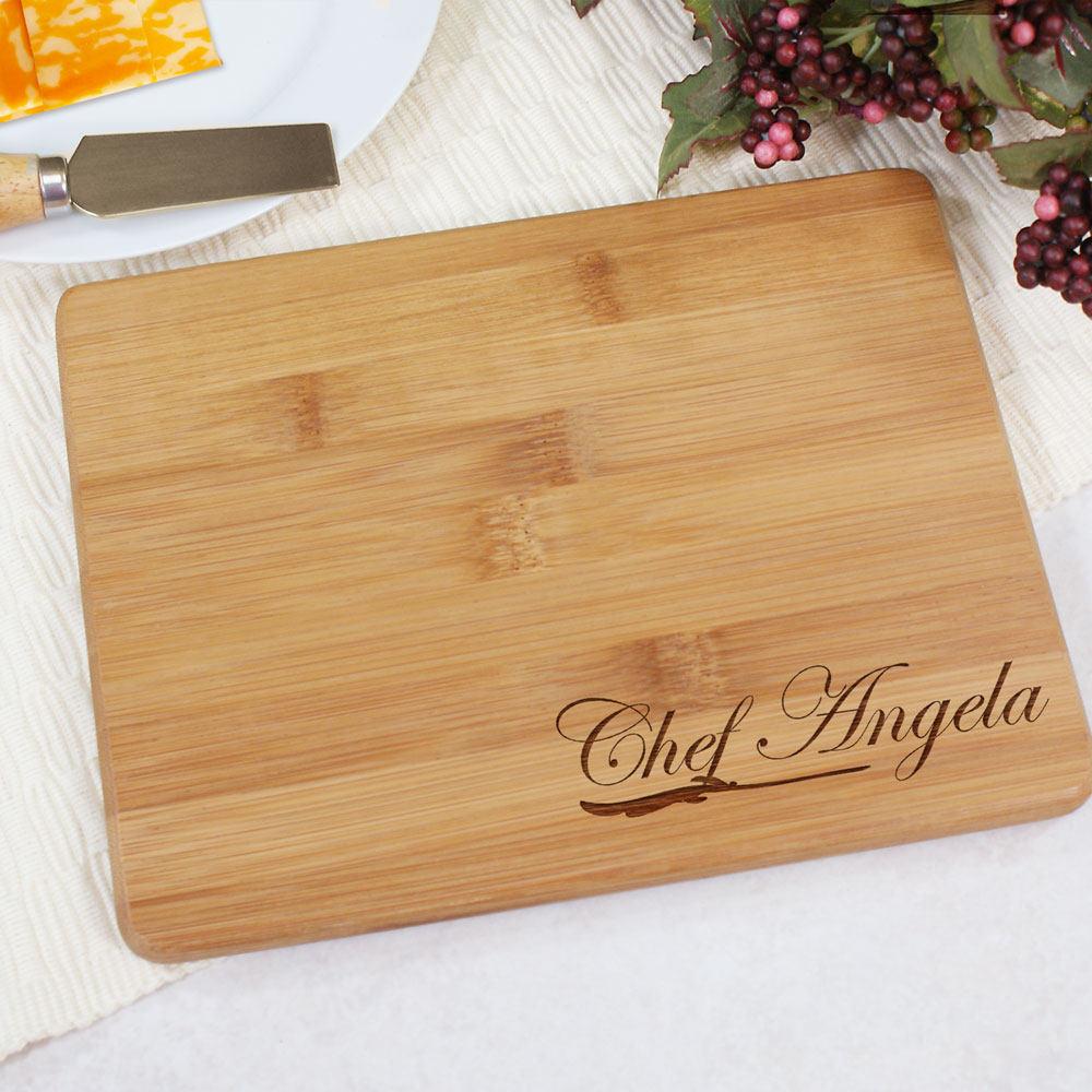 Chef Personalized Cutting Board GiftsForYouNow
