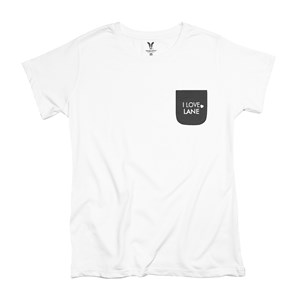 Personalized I Love T-Shirt With Pocket