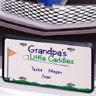 Little Caddies License Plate