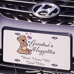 Huggables License Plate