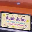 My Favorite Person License Plate 417093