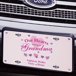 Our Hearts Belong To License Plate
