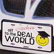 Off to the Real World Graduation Personalized License Plate