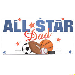 All Star License Plate