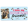 414783 - I Love My Dog Photo License Plate
