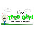 417103 - Teed Off Golfing License Plate