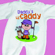 Lil' Girl Caddy Fleece Romper 6673x