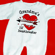 6665x - Lil' Heartbreaker Fleece Romper