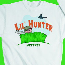 Lil' Hunter Personalized Youth Sweatshirt