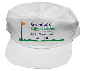 Little Caddies Personalized Hat