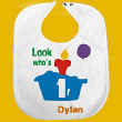 Look Who's Primary Baby Bib