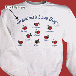 Love Bugs Personalized Sweatshirt