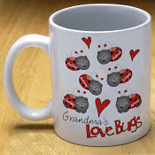 Love Lady Bugs Personalized Coffee Mug