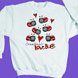 Love Lady Bugs Sweatshirt