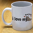 Love My Dog Ceramic Coffee Mug 20610