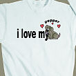 5061X - Love My Dog Sweatshirt