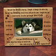912011 - Loyal Dog Wood Picture Frame