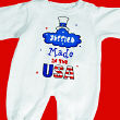 6661x - Made in the USA Fleece Romper