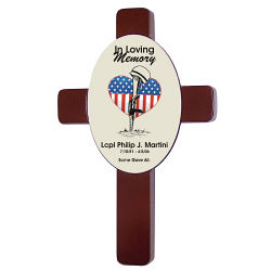 Some Gave All Military Memorial Wall Cross