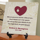 When Tomorrow Starts Without Me Personalized Memorial Wall Canvas