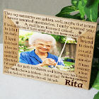 In Loving Memory Memorial Wood Picture Frame