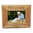 G11863 - Love Never Ends Memorial Wood Picture Frame