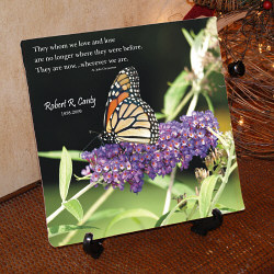 Wherever We Are Personalized Memorial Photo Wall Canvas
