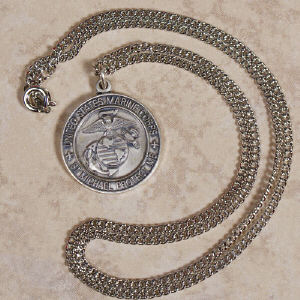 Personalized St. Michael Marines Medallion
