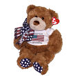 8418552 - American Flag ©Ty Inc. "Flags" Plush Teddy Bear