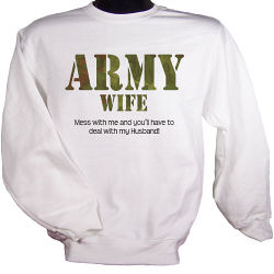 Me and the Army Personalized Military Sweatshirt 