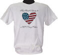 31856X - My American Heart Personalized Military T-shirt