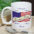 Personalized USA American Pride Ceramic Personalized Coffee Mug 227410