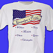 Personalized USA American Pride T-Shirt 32741X