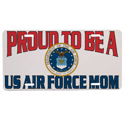 Proud To Be A....Personalized Military License Plate