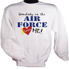 Somebody Loves Me In The Military Personalization Sweatshirt