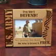 G11835 - U.S. Army Wood Picture Frame