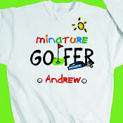 Minature Golfer Youth Sweatshirt