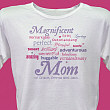 Magnificent Mom Personalized Scoop Neck T-shirt 912786x